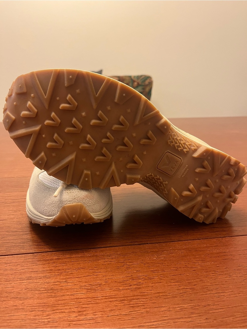Veja White and Gum-Trim Chunky Sneakers - Picture 7 of 9